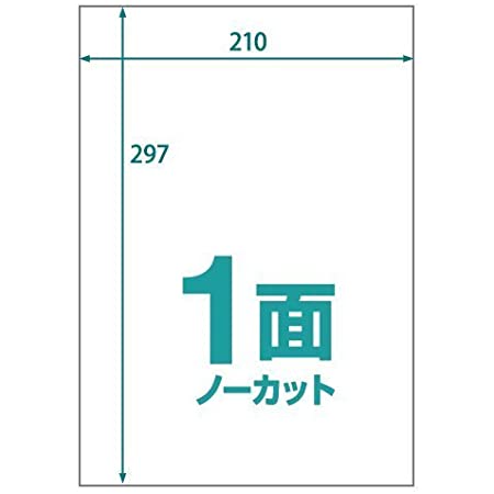 エーワン ラベルシール A4 ノーカット 20シート 28409