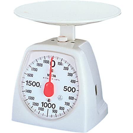 タニタ クッキングスケール キッチン はかり 料理 アナログ 2kg 10g単位 ホワイト 1439-WH