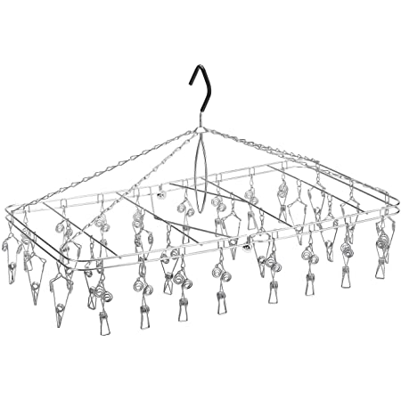 大木製作所 ランドリーグッズ からみにくいステンレスハンガーDL 00381-4 シルバー 59.5×35×H40cm