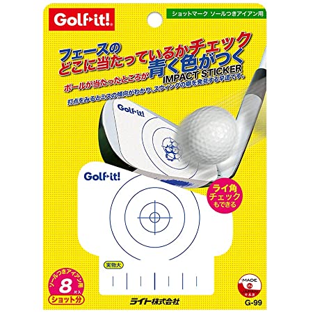 Tabata(タバタ) ゴルフ ショット マーカー ゴルフ練習用品 ショットセンサー ドライバー用 14枚入 GV0332