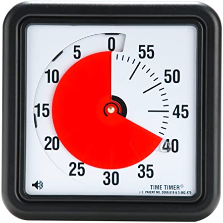 【正規品】TIME TIMER タイムタイマー 60分 19cm TTA1-W 時間管理