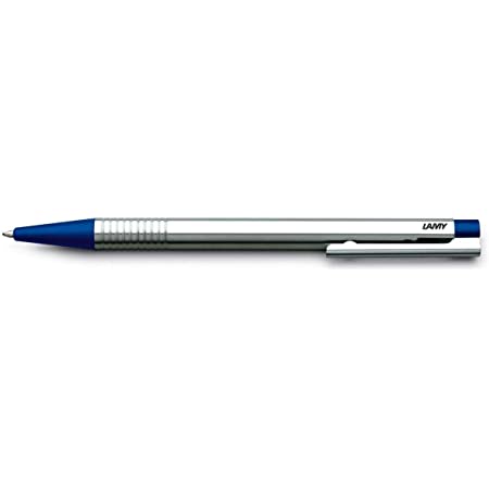 LAMY ラミー ボールペン 油性 ロゴ ステンレス ブルー L205BL 正規輸入品