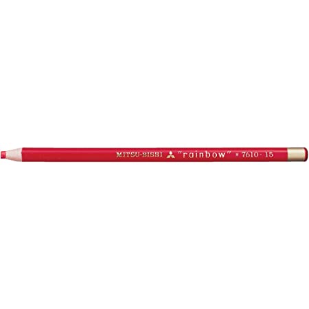 トンボ鉛筆 色鉛筆 紙巻き マーキンググラフ 赤 1ダース 2285-25