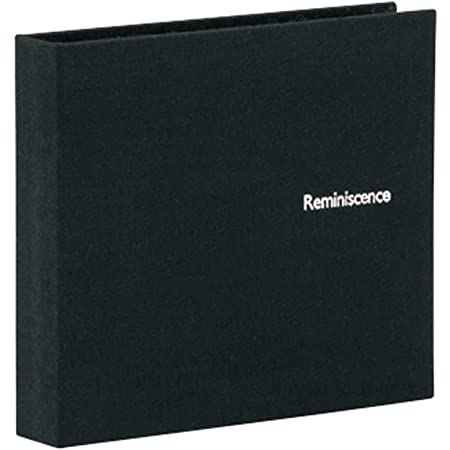 SEKISEI アルバム ポケット ハーパーハウス レミニッセンス ミニポケットアルバム 8989サイズ 40枚収容 89×89 21~50枚 布 ブラック XP-8989