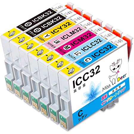 エコリカ エプソン IC6CL32対応リサイクルインクカートリッジ 6色パック ECI-E326P/BOX 目印:ヒマワリ