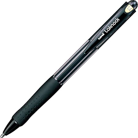 三菱鉛筆 油性ボールペン ベリー楽ノックSN-100-05 黒 24