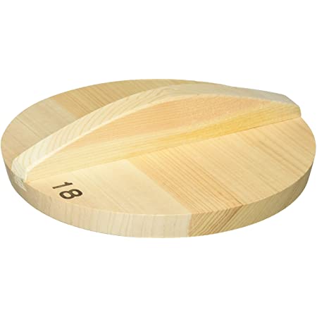 雅うるし工芸 厚手サワラ木蓋 18cm用 サワラ材 日本製 AKB02018