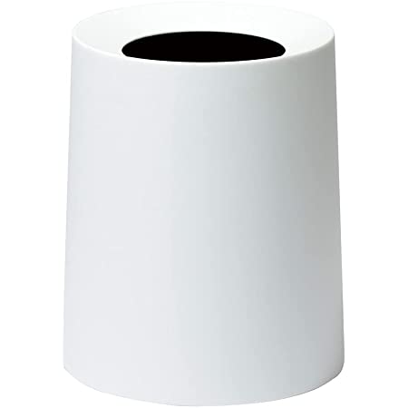 イデアコ ゴミ箱 ミニ チューブラー ホワイト 1.2L