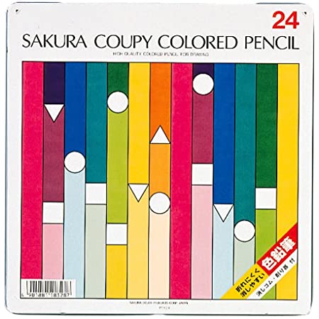 サクラクレパス クーピー色鉛筆 24色 PFY24