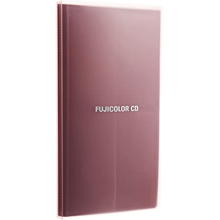FUJICOLOR アルバム メディア CDファイル24 [ 24枚収納 ] CD/DVD 21~50枚 ピンク 54528