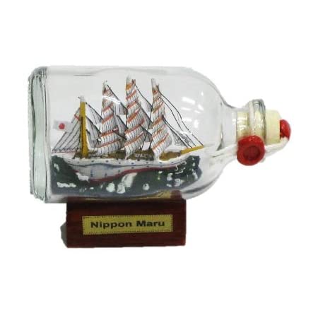 ウッディジョー 帆船 ボトルシップ 日本丸 木製模型