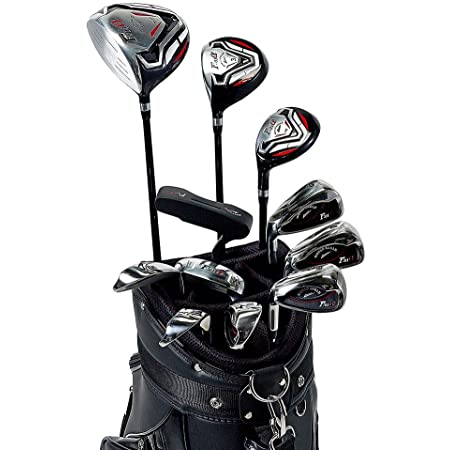 WORLD GOLF(ワールドゴルフ) ワールドイーグル WE-G510 16点メンズクラブセット【左用-S】 メンズ WE-G510 左利き用 ロフト角: #1:10, #3:15, UT:22,#5:27,#6:30,#7:33,#8:37,#9:41,PW:45,AW:50,SW:56,PT:4 フレックス:S