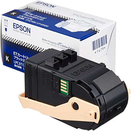 EPSON Offirio LP-S7100 シリーズ用 トナーカートリッジ スマートスタイルカートリッジ ブラック Sサイズ 2200ページ LPC3T17K