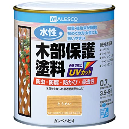 カンペハピオ 水性木部保護塗料 とうめい 0.7L