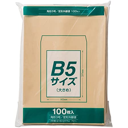 マルアイ 封筒 A5 角形5号 角5 茶封筒 クラフト封筒 100枚 PK-Z158