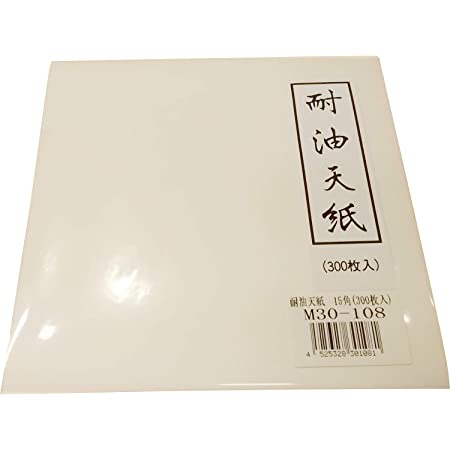 天ぷら御敷紙(500枚入)19×21 無蛍光食品和紙 T-01