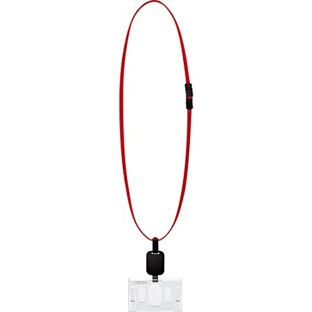 コクヨ 吊り下げ 名札 リール式 赤 フックパーツ採用 ハードケース ナフ-R280R
