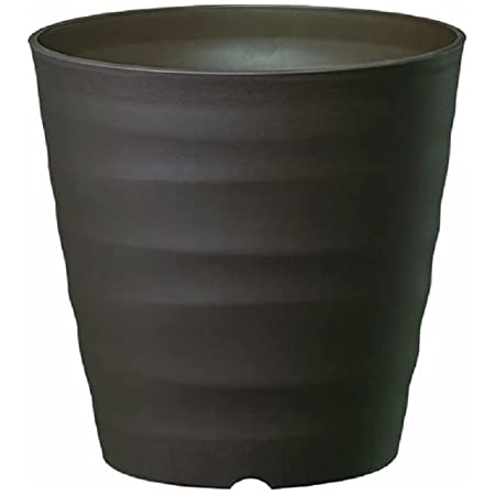 大和プラスチック (ACTOR) 鉢・プランター フレグラーポット 18型 小さめサイズ ダークブラウン 奥行18×高さ18×幅18cm