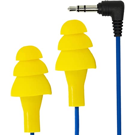 Plugfones 1st Generation Yellow Ear Plug Earbuds by Plugfones