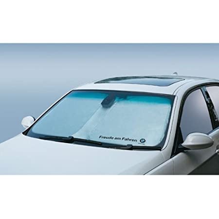 【BMW純正】サンシェード E90/E91/E92/E93 3シリーズ専用 フロントウインドー・サンシェード 収納袋付・簡単取付・防炎加工・遮光効果・覗.
