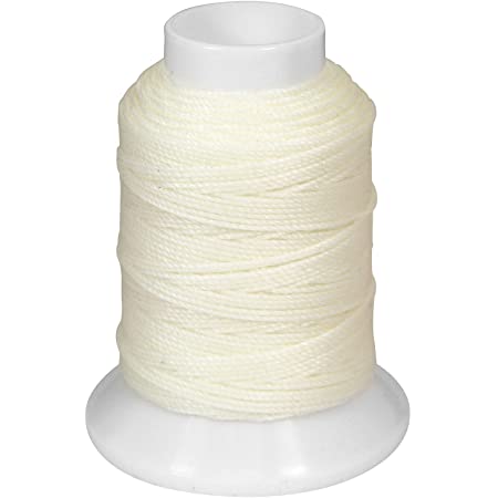 クラフト社 革工具 手縫いロウビキ糸 太 白 8615-01