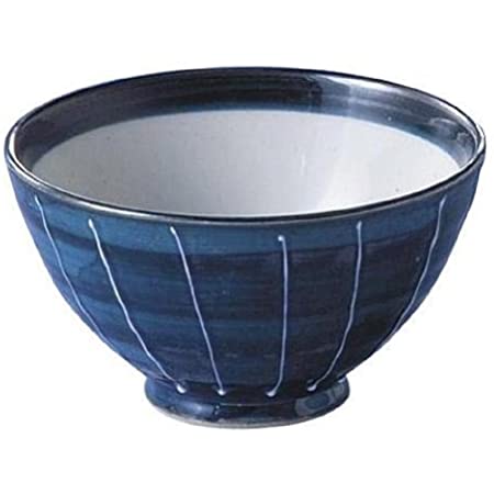 藍花 茶碗 紅十草 飯碗 18071