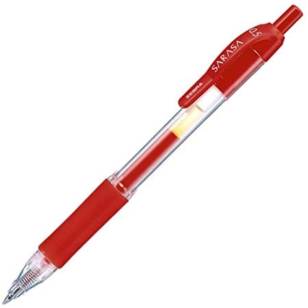 ゼブラ ジェルボールペン サラサ 0.5 赤 5本 P-JJ3-R5