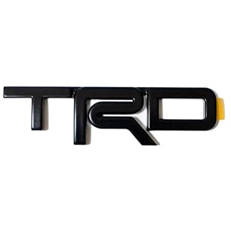 【USトヨタ 直輸入純正品】 TOYOTA 全年式 全車種対象 ”TRD”エンブレム レッド