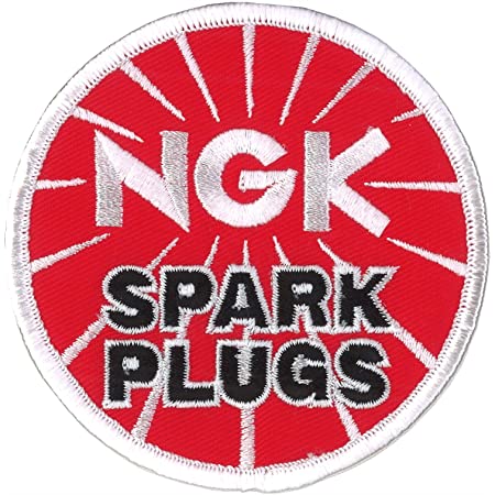 東洋マーク NGK SPARK PLUGS 刺繍 ワッペン 接着芯タイプ