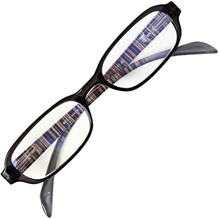 おしゃれな メガネ屋さんの 老眼鏡 シニアグラス フラワー ブラック +2.50 (専用ケース付) 4510-25