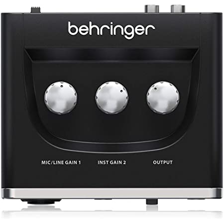 ベリンガー 2入力2出力 USBオーディオインターフェース ブラック 1-Channel UM2 U-PHORIA