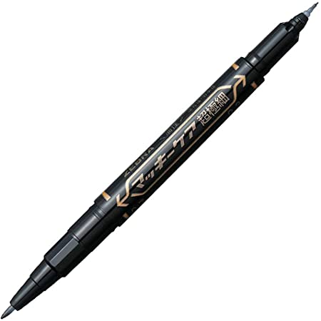 ぺんてる 油性ペン ENMS50-A 丸芯・細字 10本セット 黒