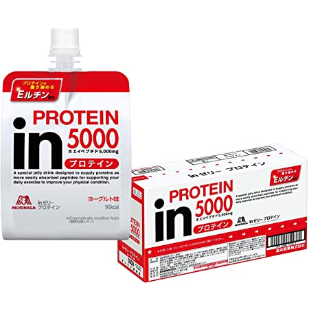 inゼリー プロテイン ヨーグルト味 (180g×6個) 手軽にタンパク質 10秒チャージ ホエイペプチド5,000mg配合 クエン酸1,000mg配合