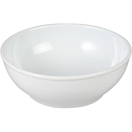 iwaki(イワキ) 耐熱ガラス 食器 耐熱皿 ボウル ファミエット シルクホワイト 12cm ×5点セット 電子レンジ、食洗器対応