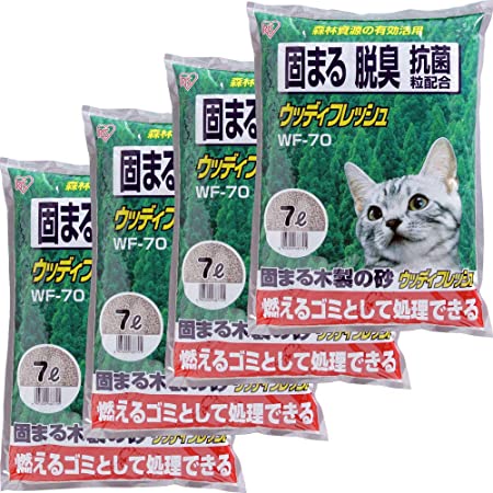 アイリスオーヤマ 猫砂 ウッディフレッシュ 16リットル (x 2) (まとめ買い)