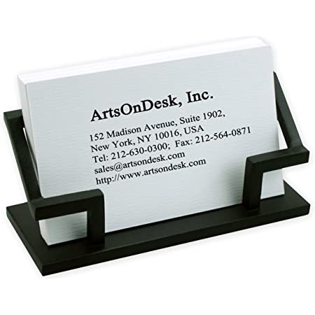 米国ArtsOnDesk モダンアート 名刺スタンド St201 ステンレス製 サテン仕上げ 特許登録 名刺入れ 名刺立て名刺ケース デスクオーガナイザーギフトビジネスギフト.