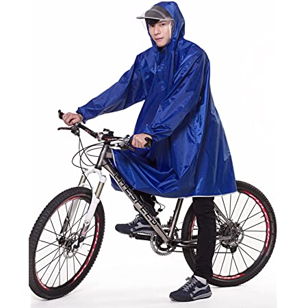 マルト(MARUTO) 自転車屋さんのポンチョ D-3POOK ブルー