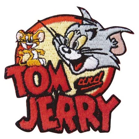 アイロンワッペン【Tom&Jerry】 トムアンドジェリー キャラクターワッペン