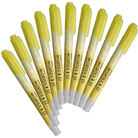 ゼブラ 蛍光ペン オプテックス1・2カートリッジ 黄 3本×10個 B-RWK8-Y
