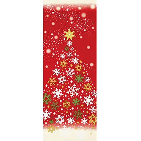 ヤマコー 四季彩布 てぬぐい クリスマス 35×90cm 87557