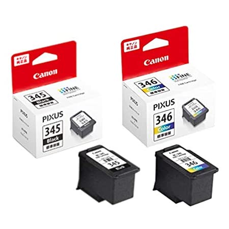 【Delightcolor】再生インク Canon（キャノン）用（BC345XL+BC346XL）BC-345XL増量+BC-346XL増量（ブラック+カラー） C-345XL+C-346XL 2個セット 残量表示付き【対応機種】PIXUS(TS3130・TS203・TS303・TS3130S・TR4530・TS3330)