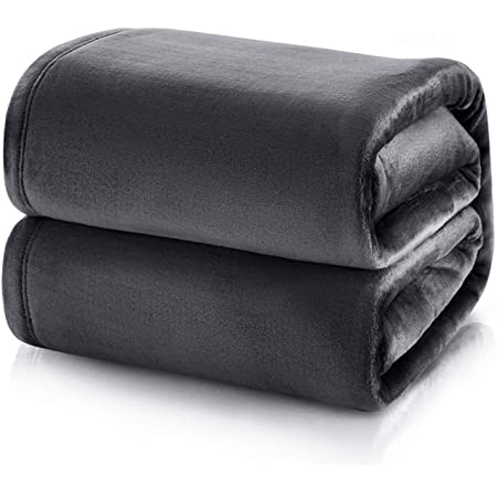 mofua (モフア) 毛布 セミダブル(160×200cm) ブラック オールシーズン 発売10周年 プレミアムマイクロファイバー 静電気対策強化 洗える ブランケット エコテックス認証 50000210