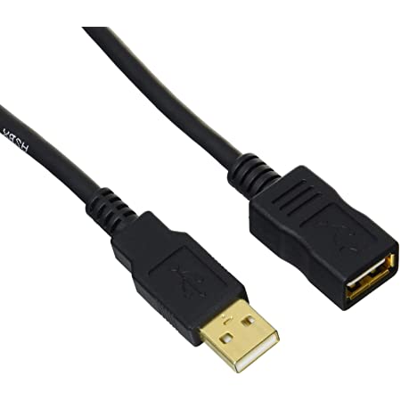Amazonベーシック USB2.0延長ケーブル 2.0m (タイプAオス – タイプAメス)
