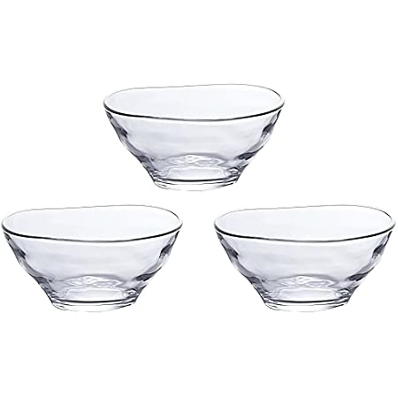 アデリア 小鉢 ガラスボール ユララ 小鉢 3個セット [12.7x高さ5.8cm/ガラス食器] 日本製 P-6322