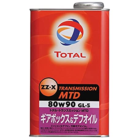 TOTAL ( トタル ) ギヤオイル【ZZ-X TRANSMISSION MTD】80W-90 1L 170709【HTRC3】