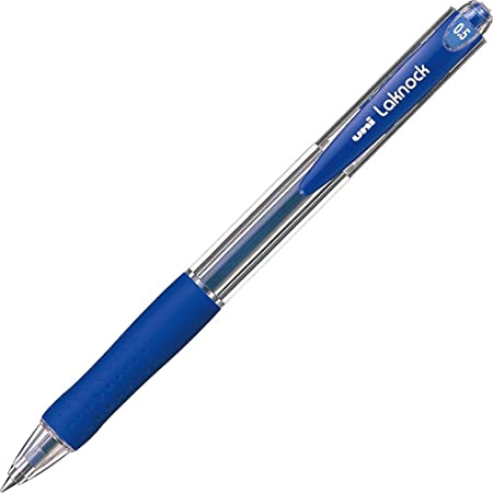 三菱鉛筆 油性ボールペン ベリー楽ノック 0.5 SN10005.33 青 10本