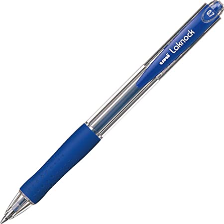 三菱鉛筆 油性ボールペン ベリー楽ノック 0.5 SN10005.33 青 10本