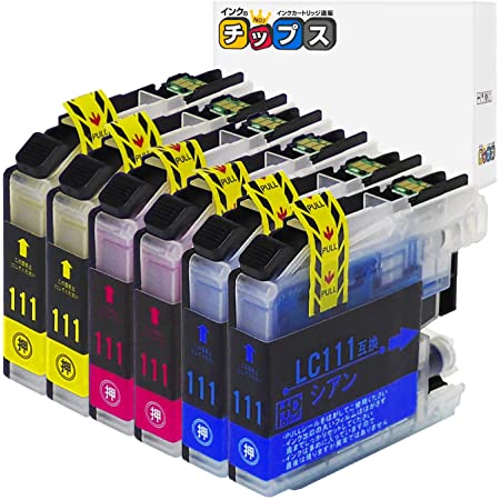 インクのチップス ブラザー用 LC111-4PK 互換インク 4色×2+黒2本セット 計10本