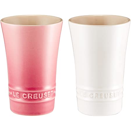 ル・クルーゼ(Le Creuset) タンブラー ペア・ショート・タンブラー 240 ml ローズクォーツ ホワイトラスター 耐熱 耐冷 電子レンジ オーブン 対応 【日本正規販売品】