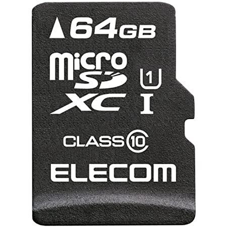 【2015年モデル】エレコム microSD 64GB Class10 【データ復旧1年間1回無料サービス付】 MF-MSD064GC10R